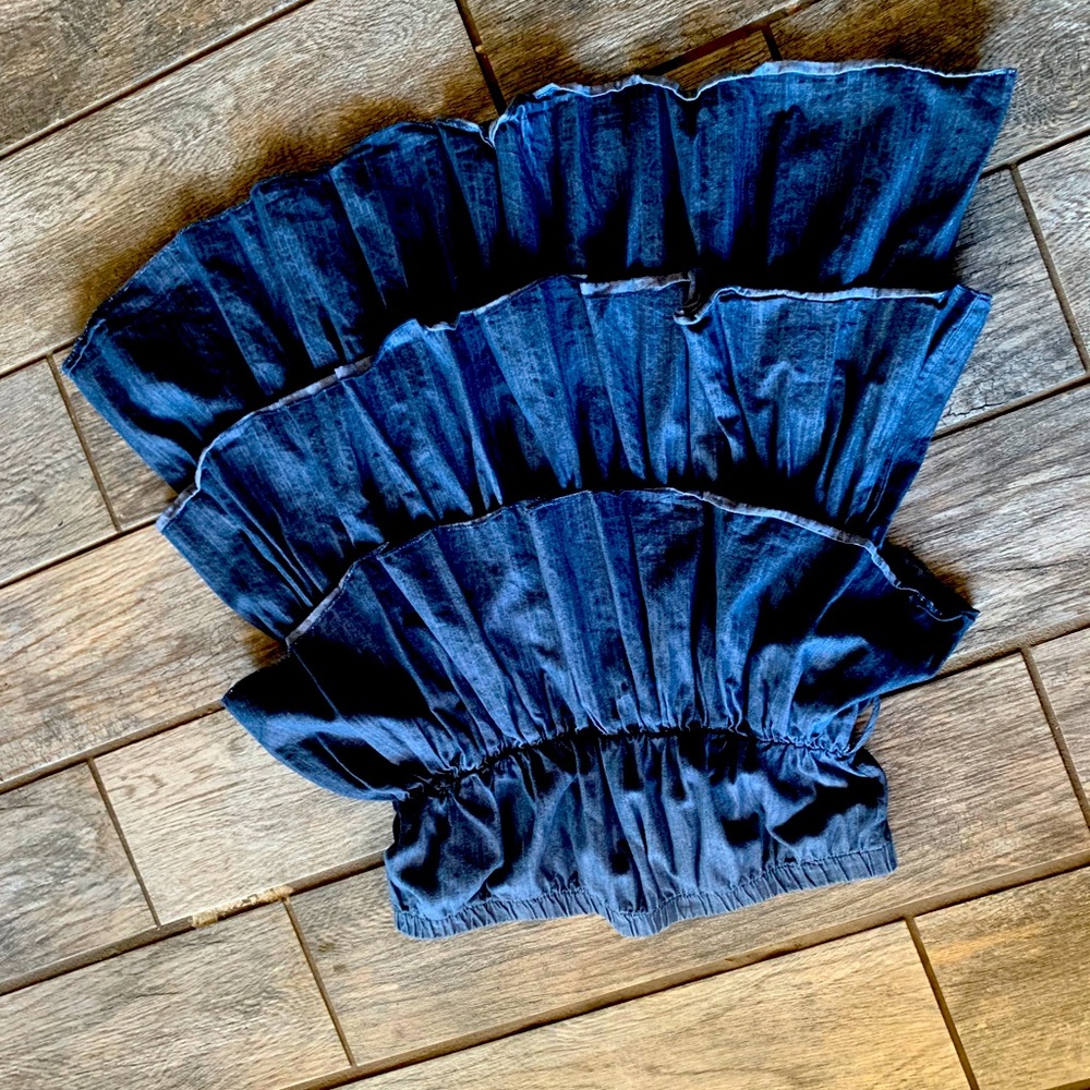 Cotton “jean” dress